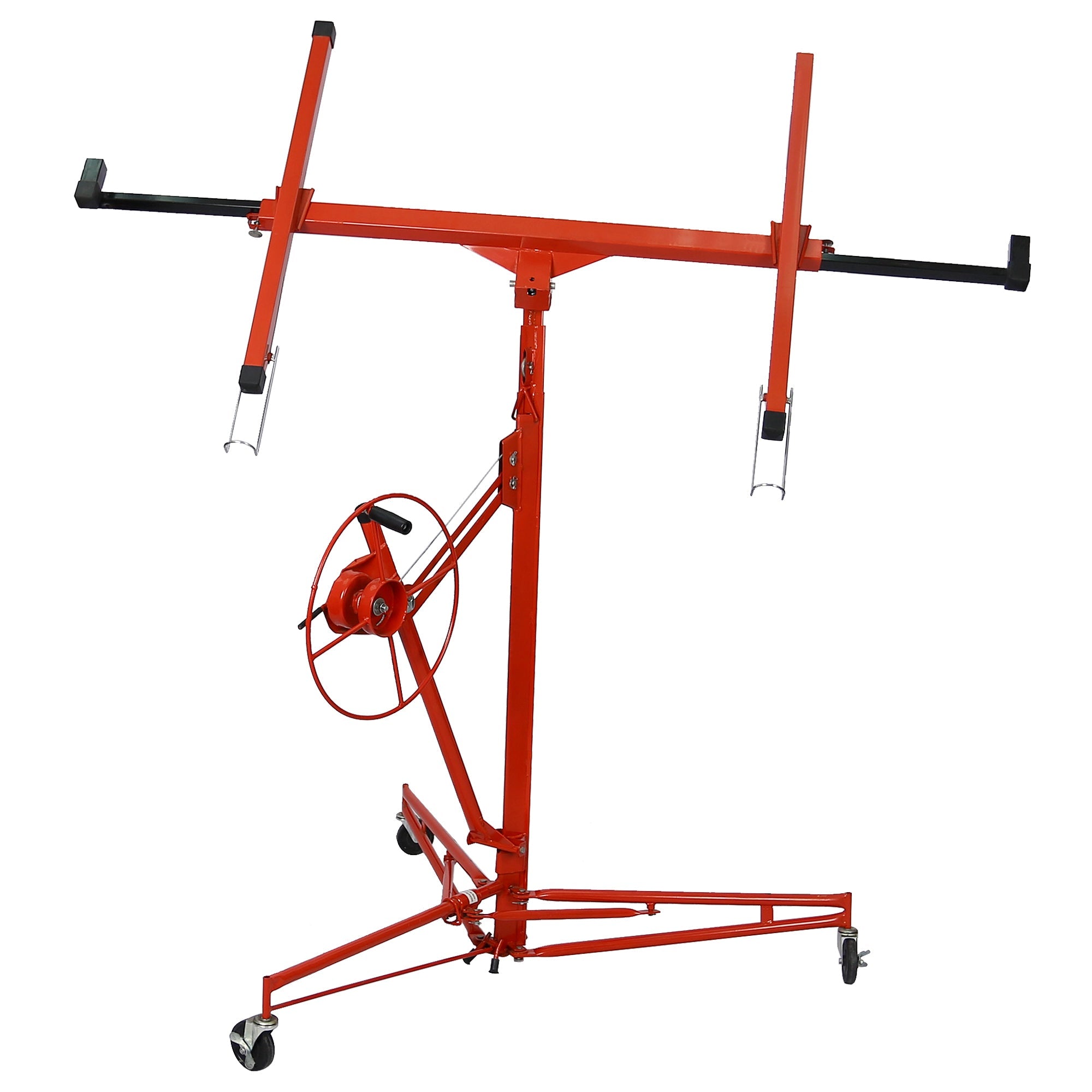 Drywall Lift Panel 11' Lift Drywall Panel Hoist Jack Lifter | Red | Convenient Solution for Drywall Installation