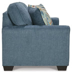 Cashton - Loveseat - Blue