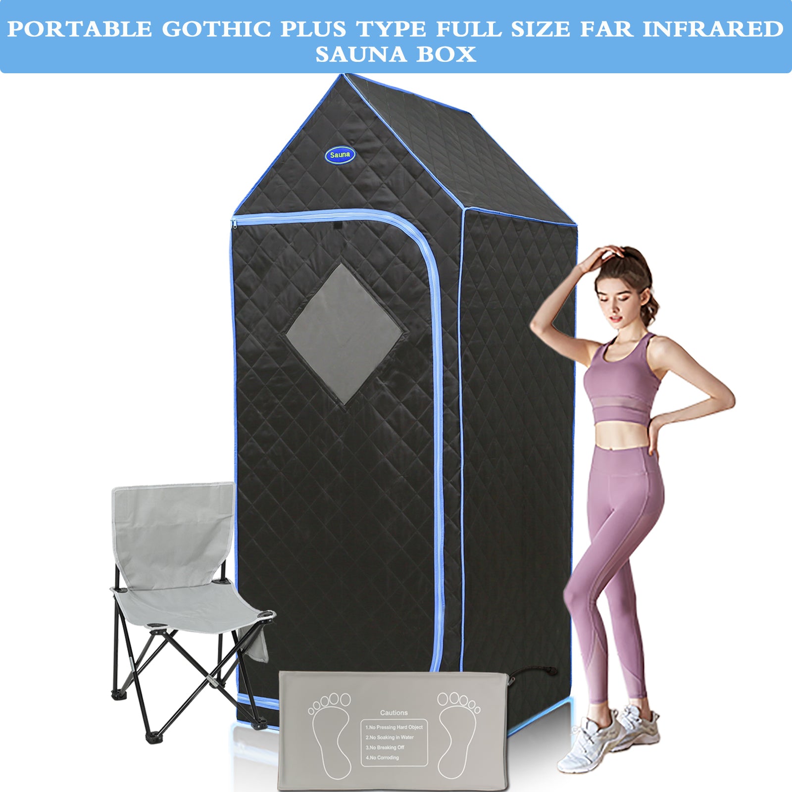 Portable Infrared Sauna Tent - Home Spa Detox
