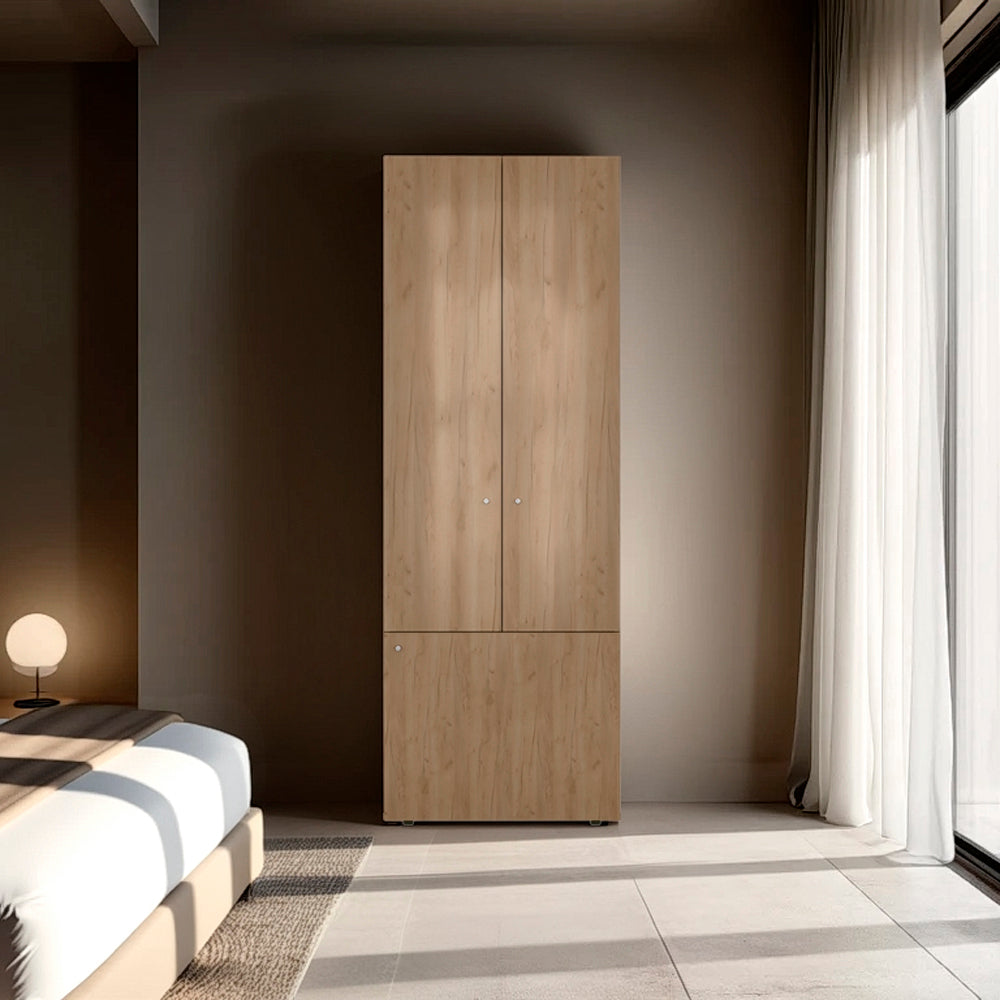 Soham Macadamia Bedroom Closet System Duo