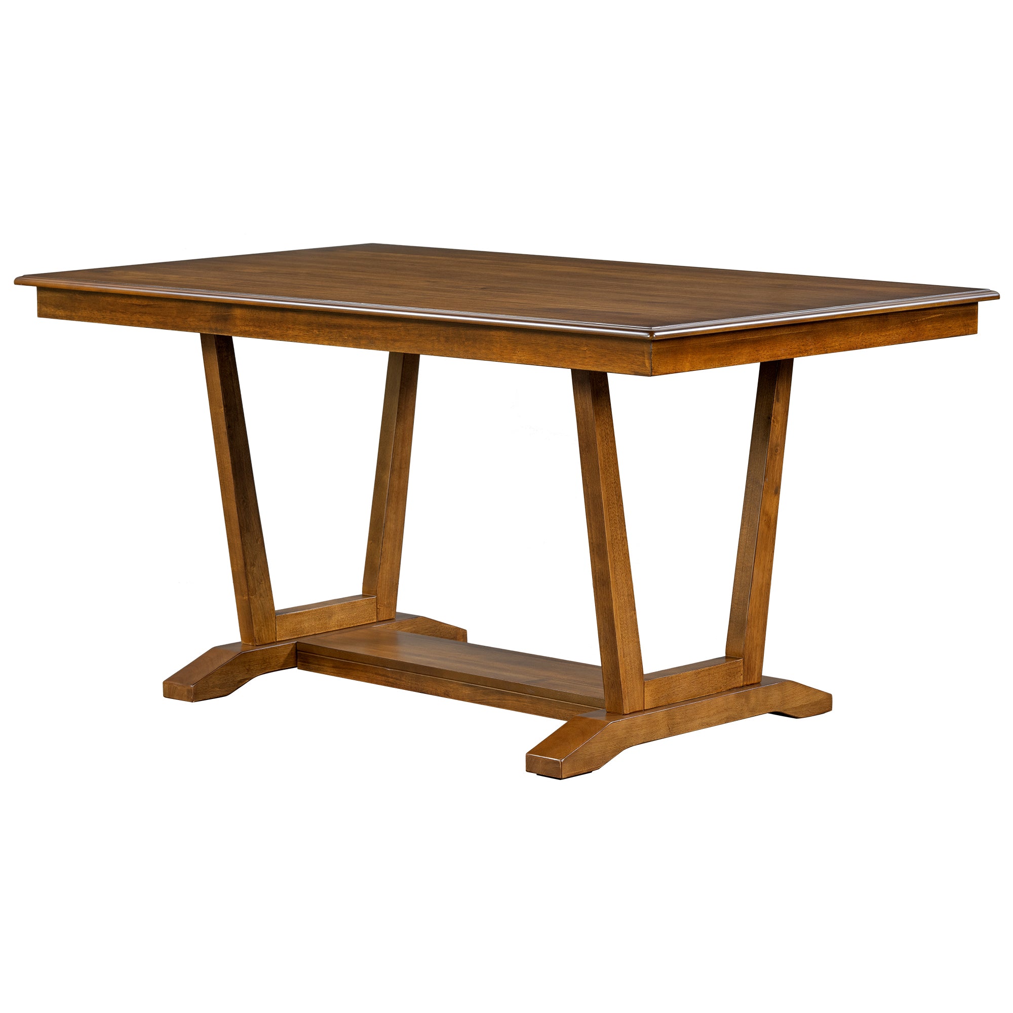 Rustic 5-Piece Dining Table Set, 59"