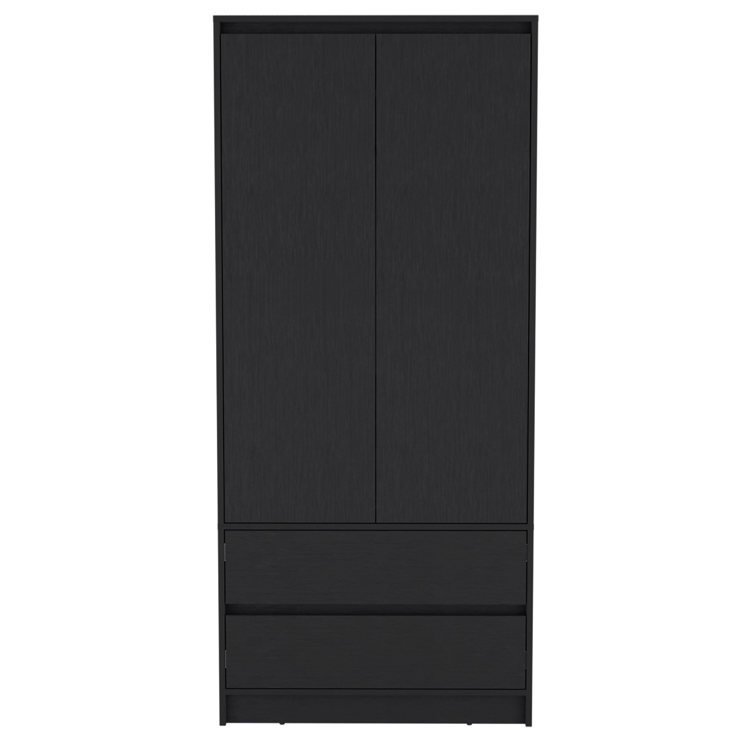 Black Bedroom Armoire Closet Wardrobe Storage