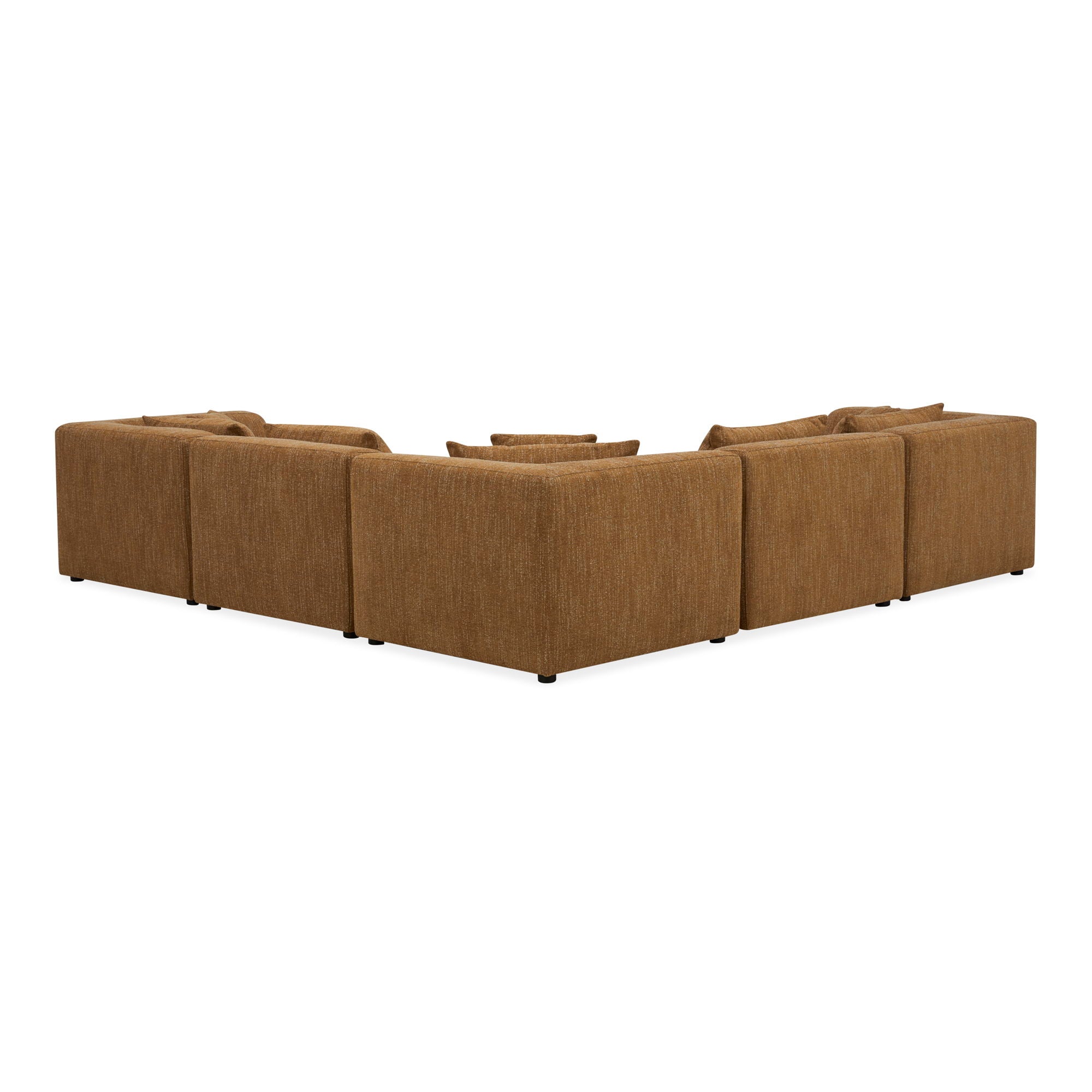Lowtide - Classic L Modular Sectional - Amber Glow-Stationary Sectionals-American Furniture Outlet