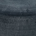 Meadie 12" vase close-up of dark speckled textured ceramic surface