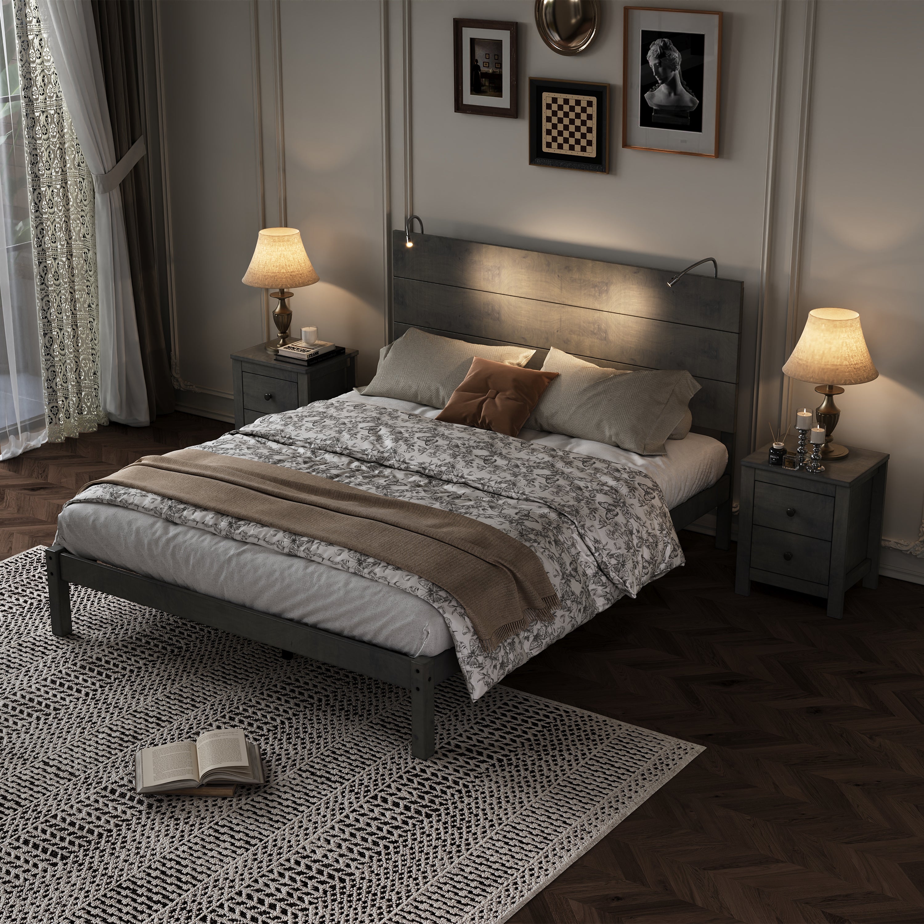 Farmhouse 3-Piece Bedroom Set, Queen