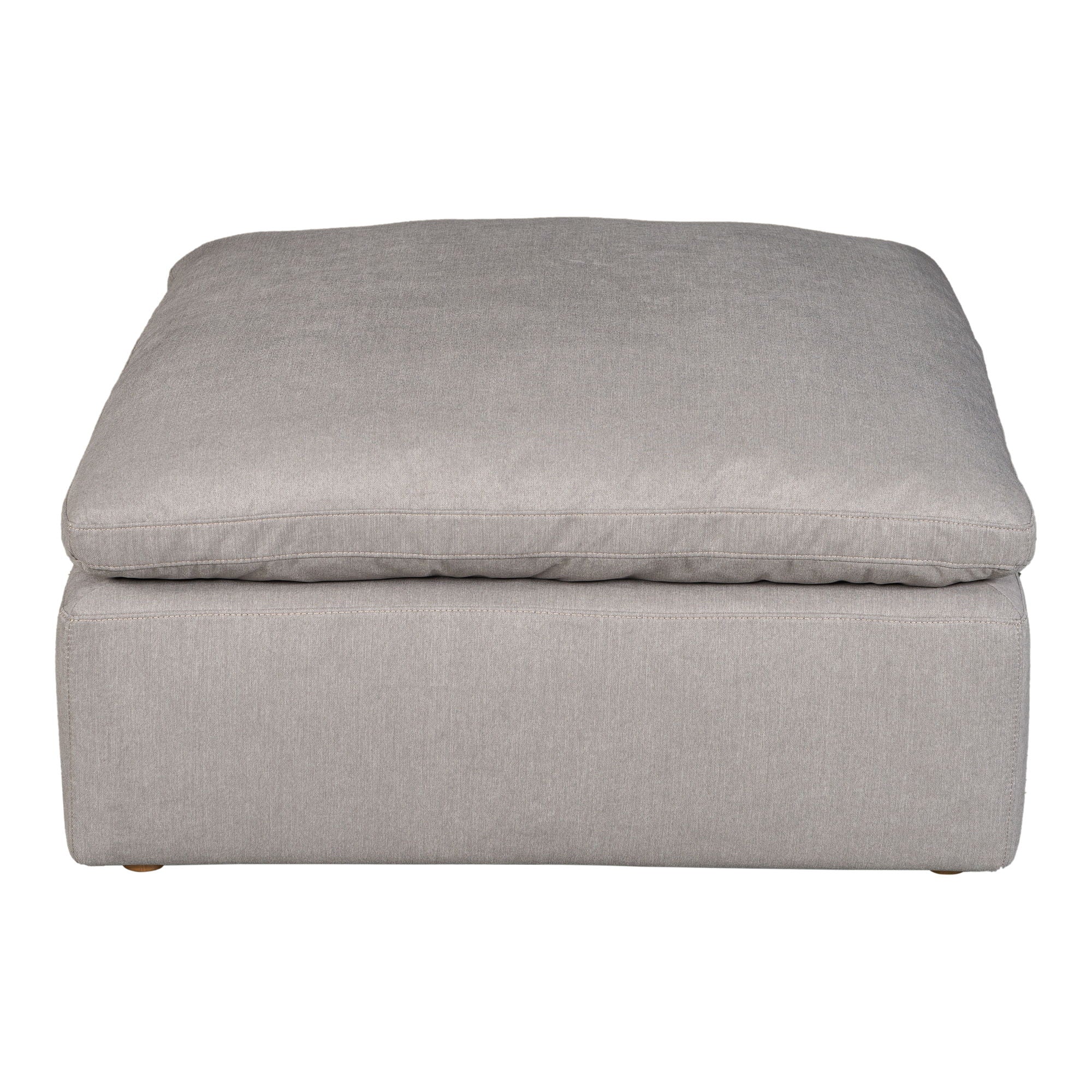 Terra - Condo Ottoman Livesmart Fabric - Light Gray