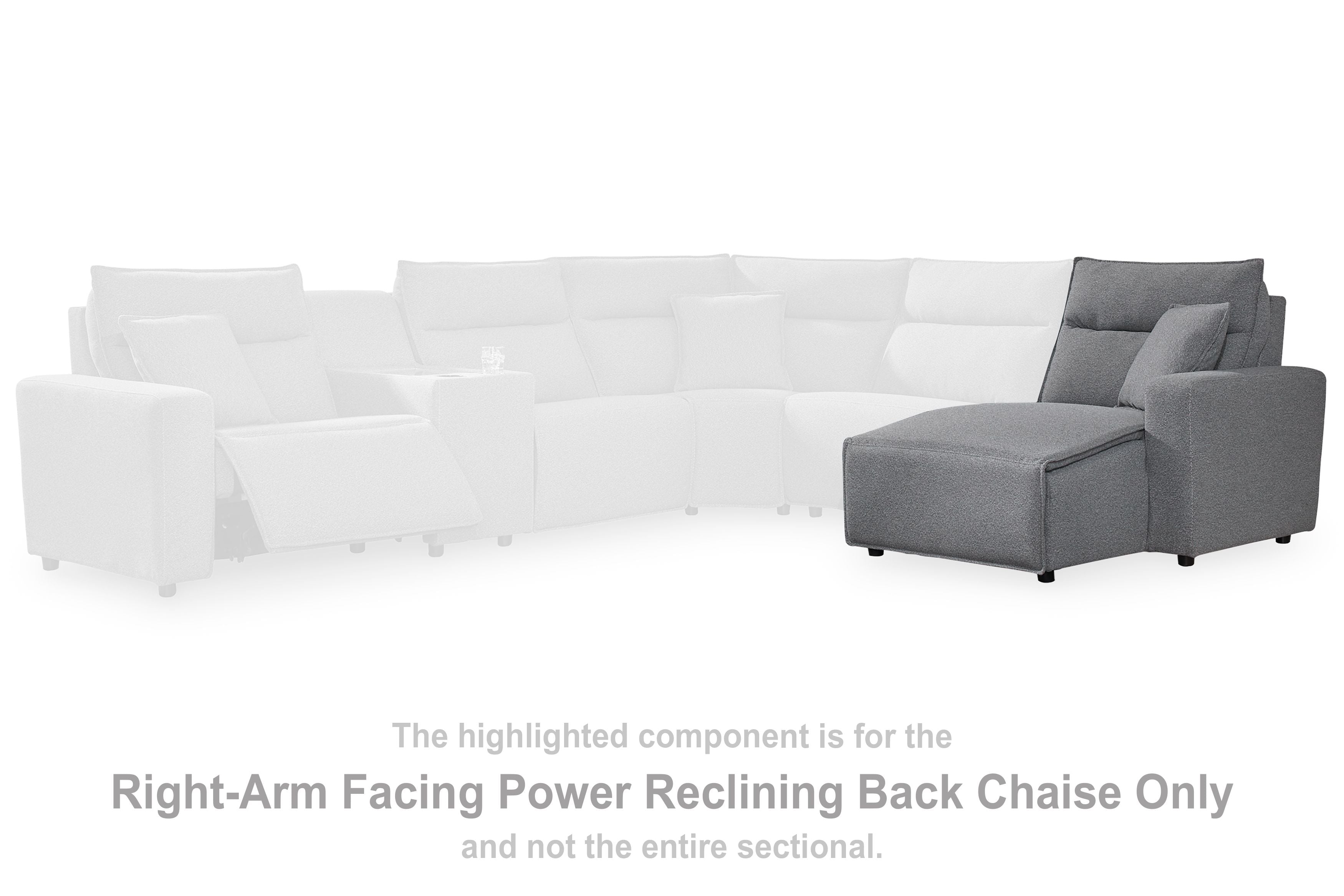 ModMax II - Salt And Pepper - RAF Press Back Power Chaise