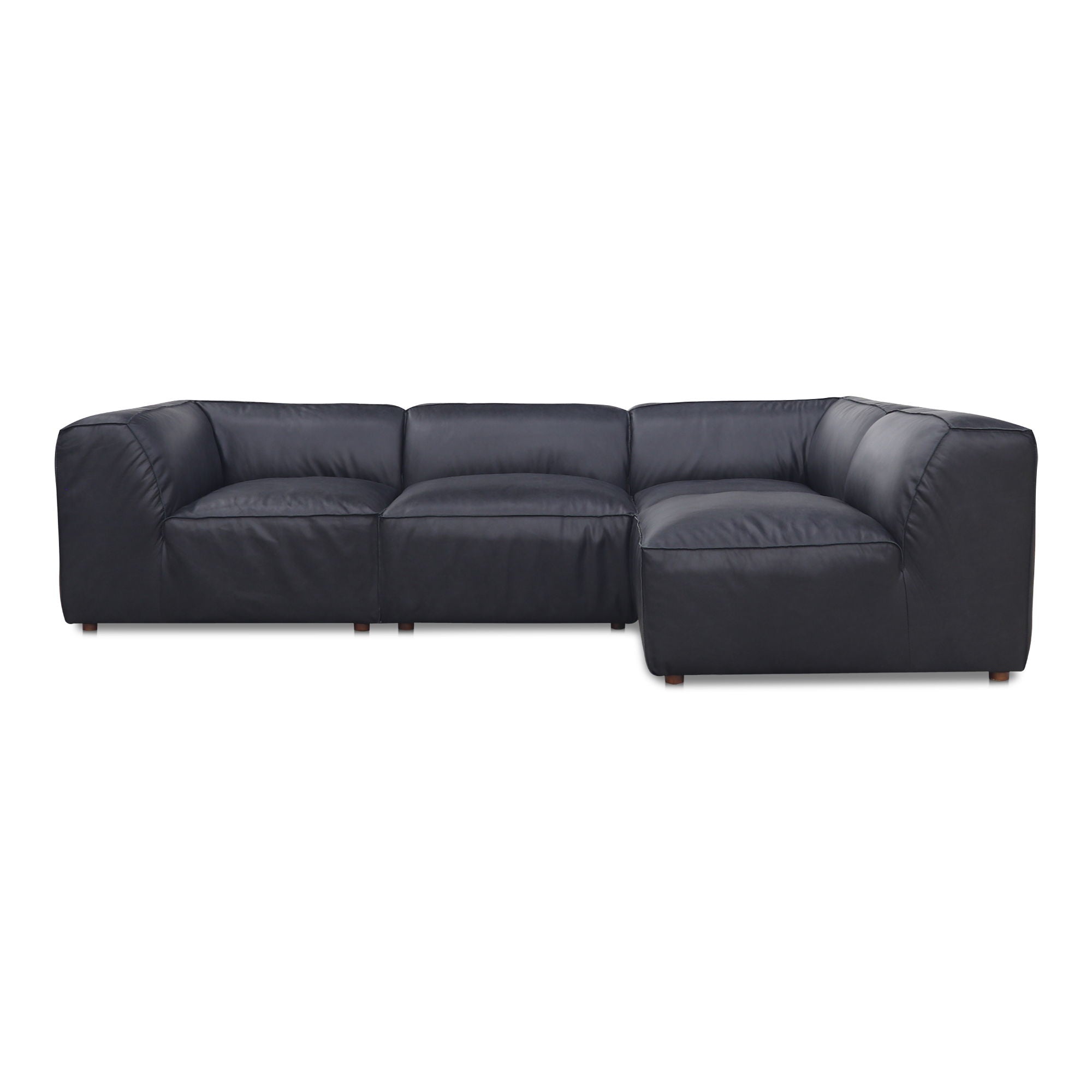 Form - Signature Modular Sectional - Black-Stationary Sectionals-American Furniture Outlet