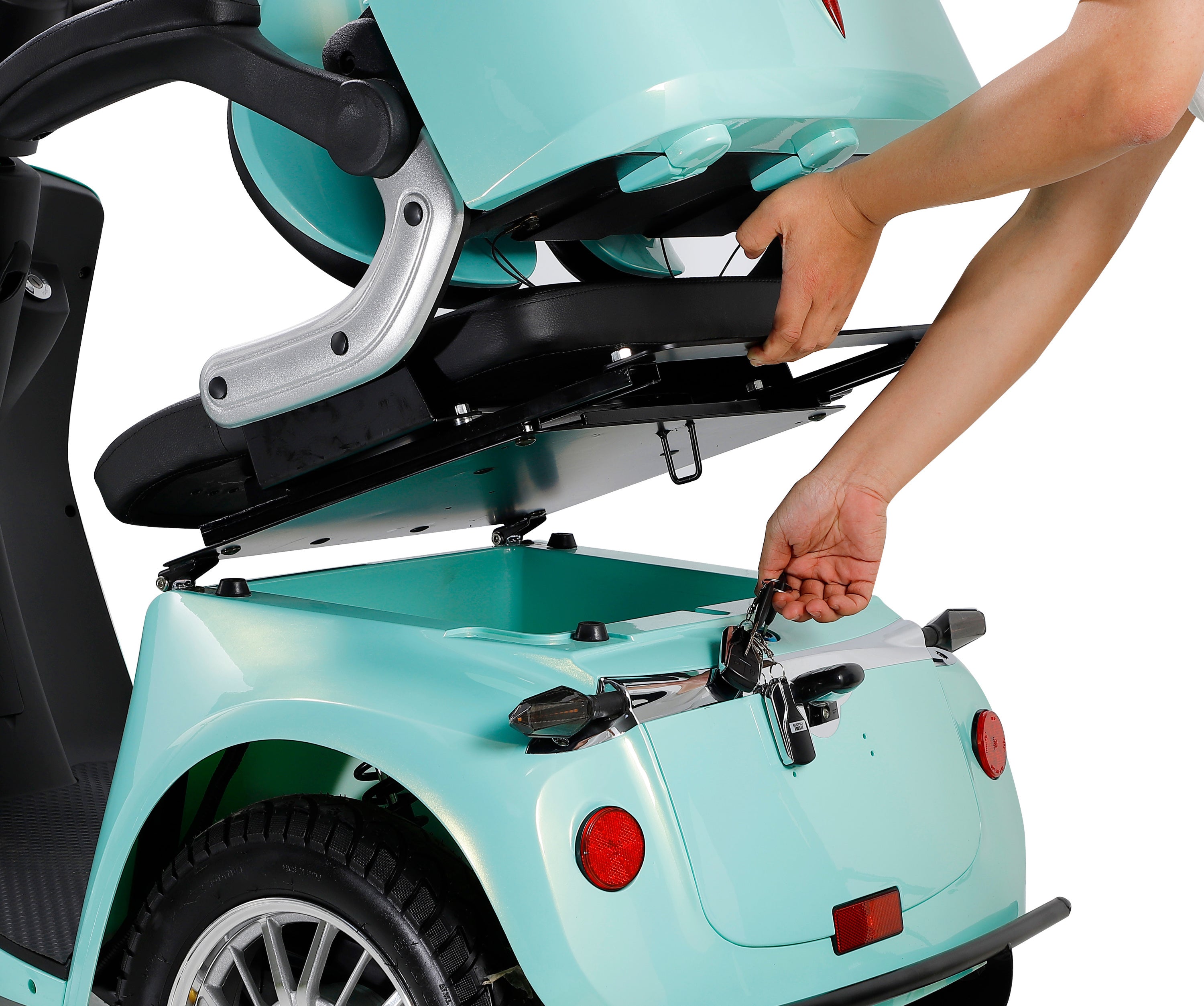 ⚡ Fast Red 800W 4-Wheel Mobility Scooter ⚡
