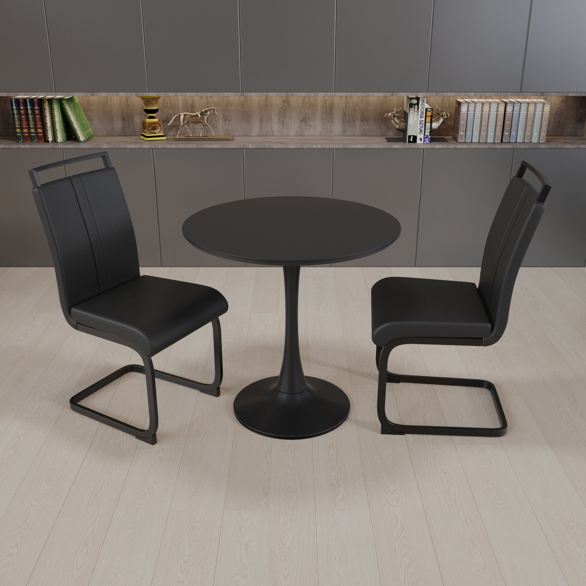 Round Tulip Dining Table Set for 2-4