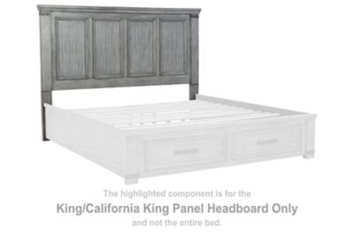 Russelyn - Gray - King/Cal King Panel Headboard