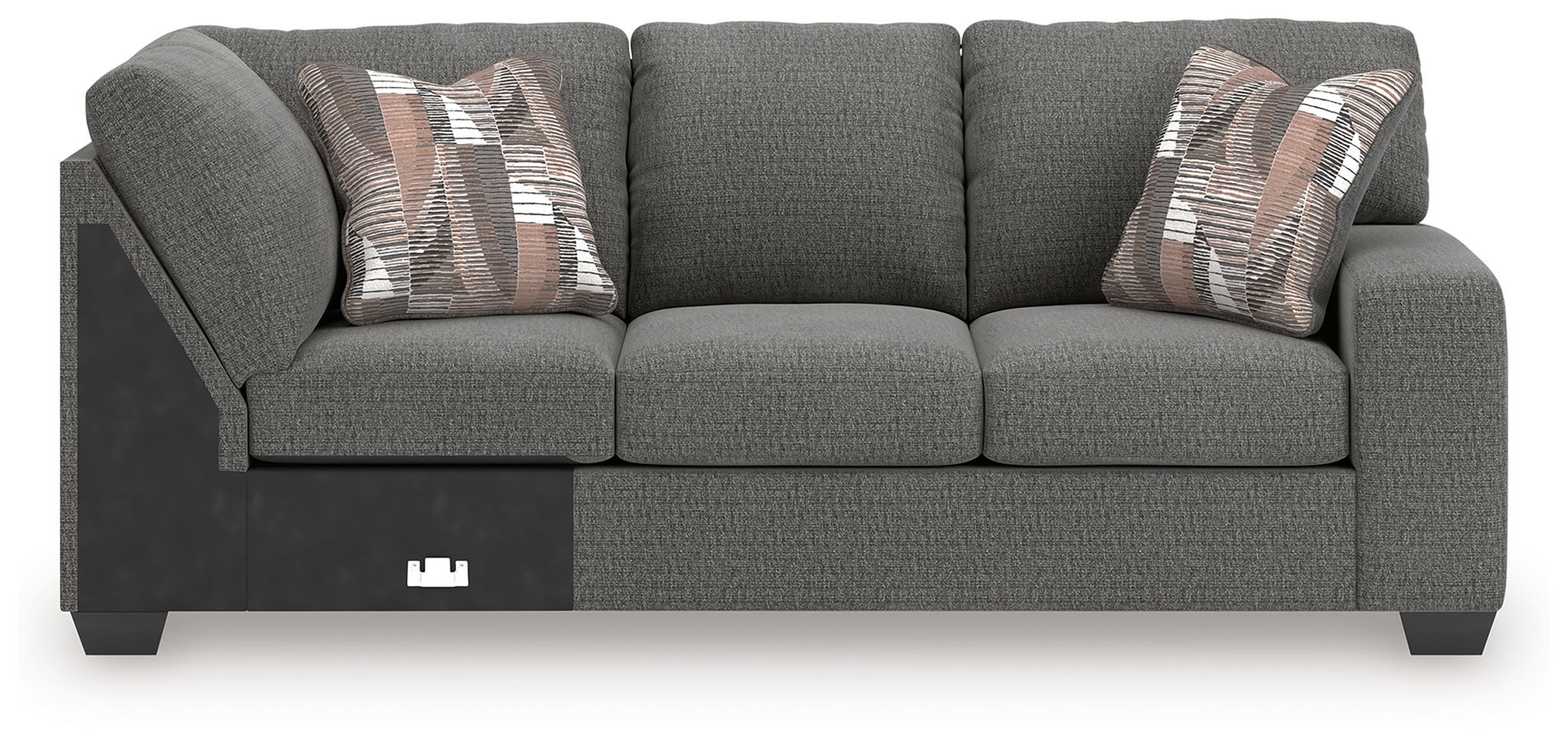 Newellen - Greystone - RAF Sofa With Corner Wedge