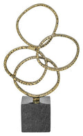 Wellcott - Sculpture - Gold Finish / Black