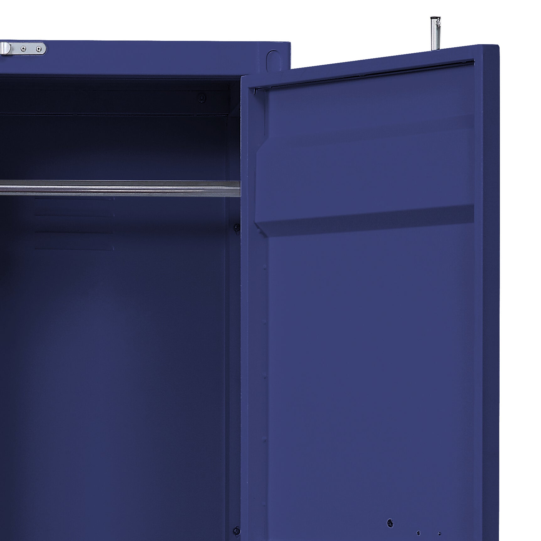 Blue Wardrobe w/ Full-Length Lock