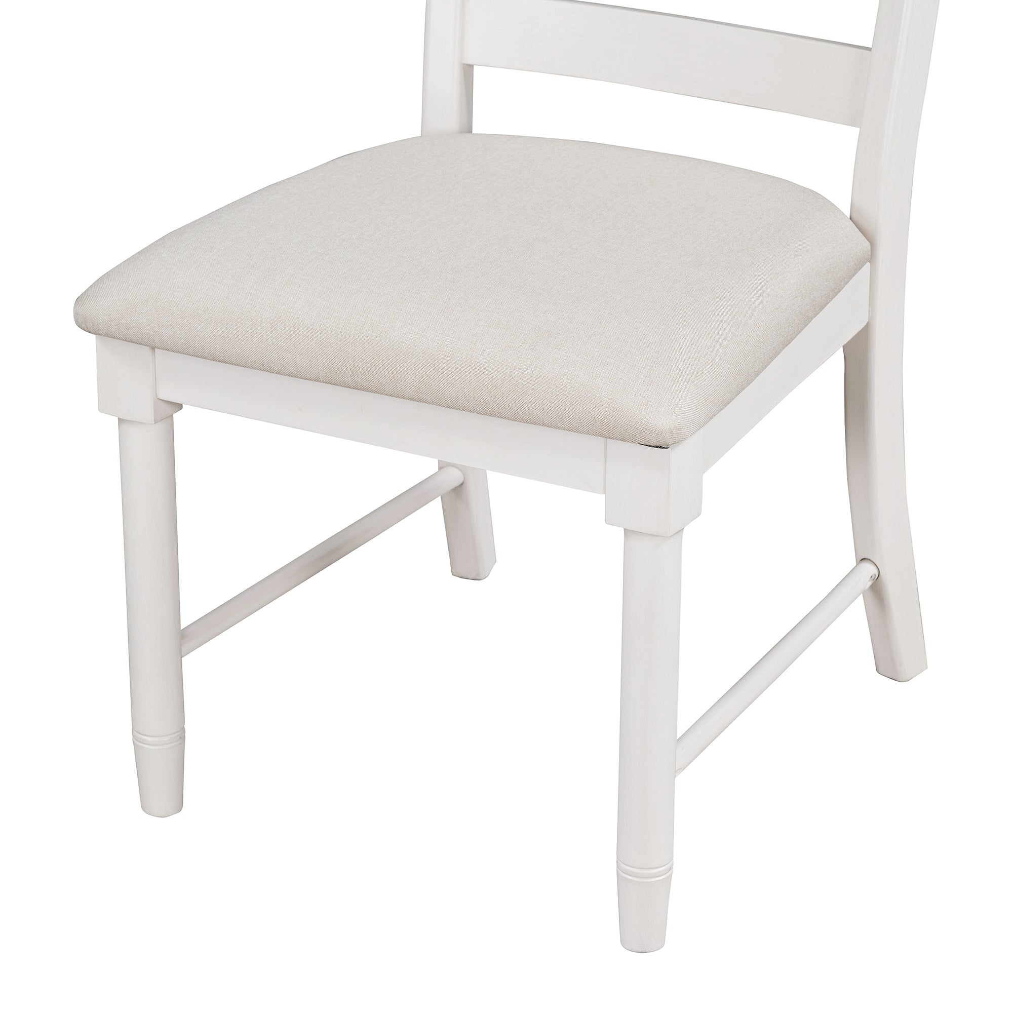 5-Pc Retro Extendable Dining Set, Antique White