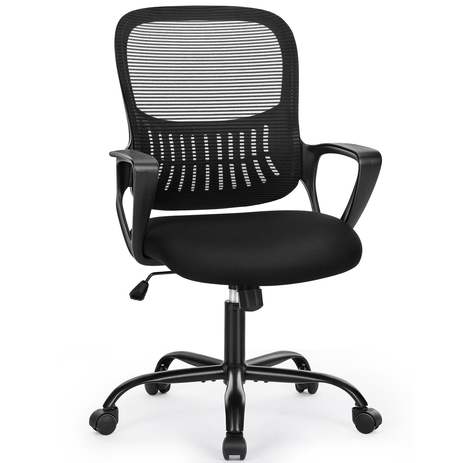 Ergonomic Office Chair Mesh w/ Fixed Armrest - Home/Desk