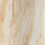 Beige marbled grain vase body, close-up texture, open top