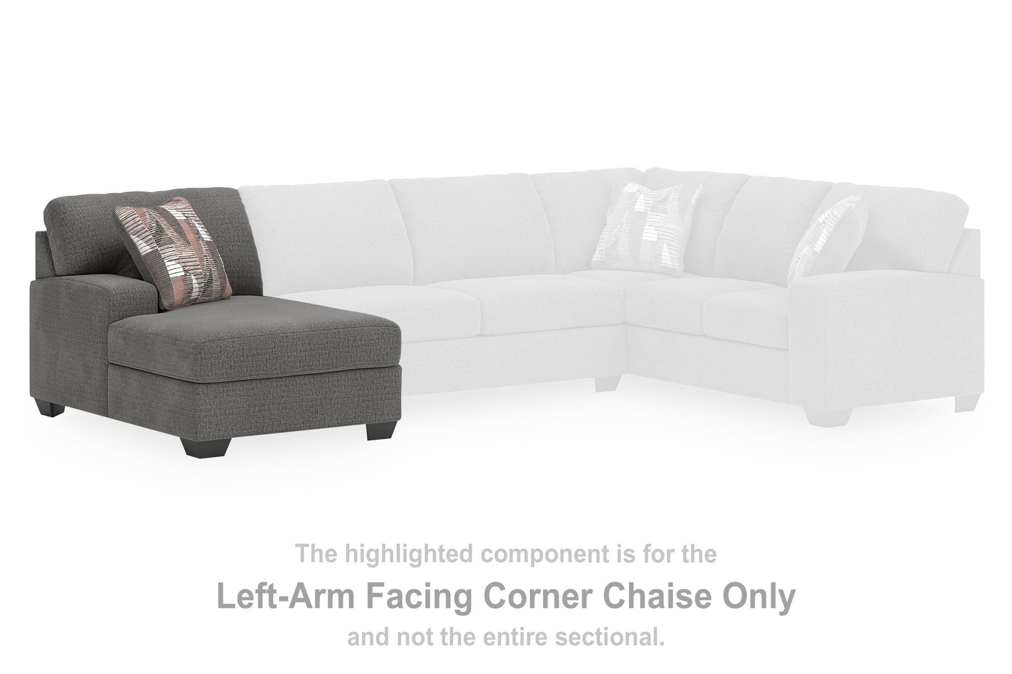 Seyler Lane - Greystone - LAF Corner Chaise