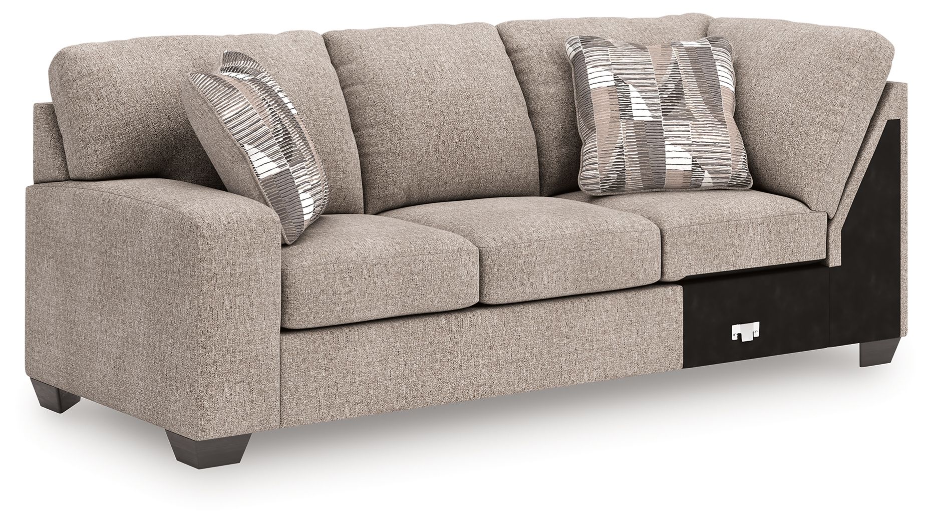 Seyler Lane - Beige - LAF Sofa With Corner Wedge