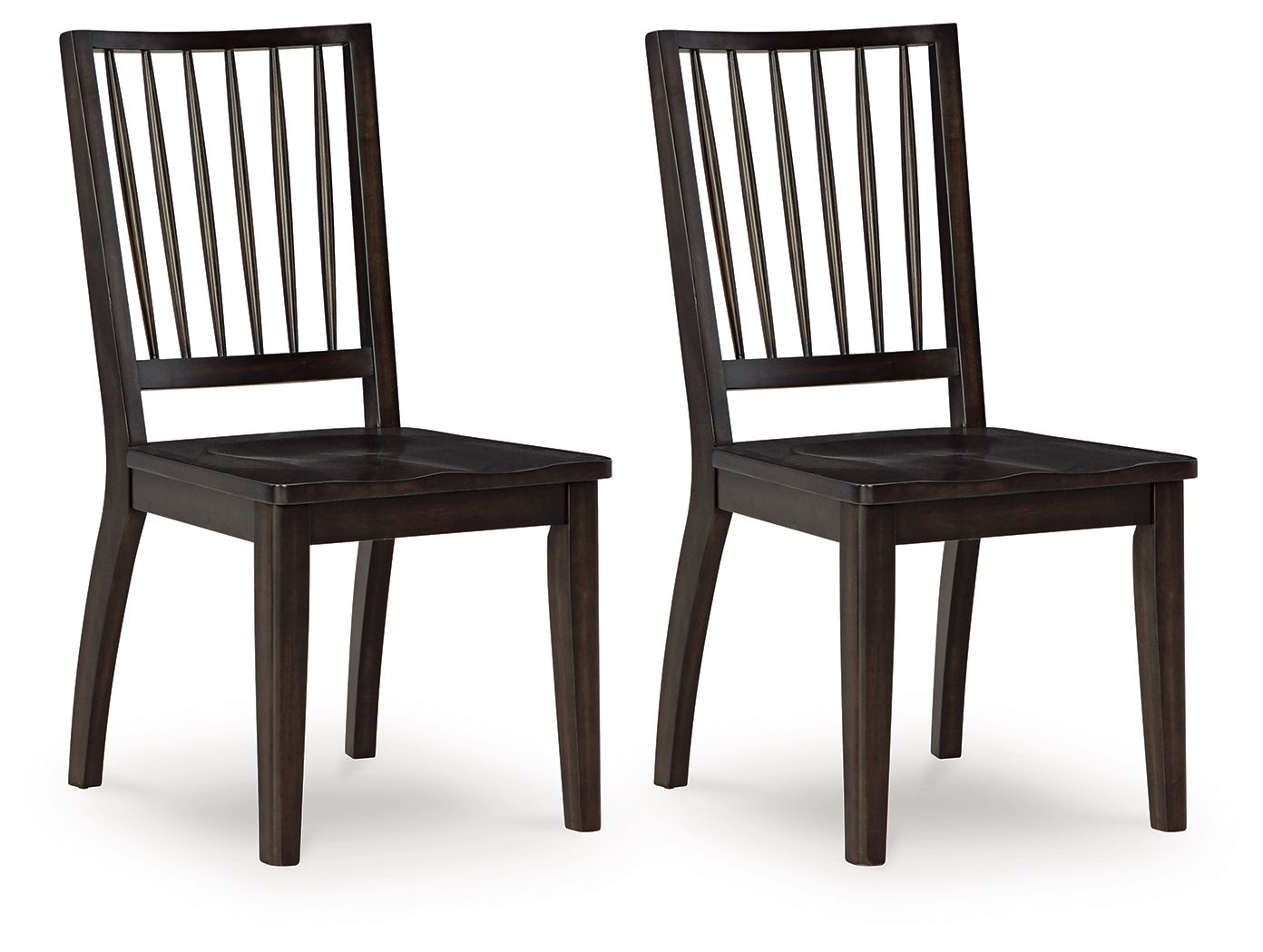 Charterton Brown Wood Dining Side Chair (Set of 2)