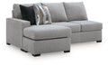 Lakepoint - LAF Sofa Chaise - Nickel