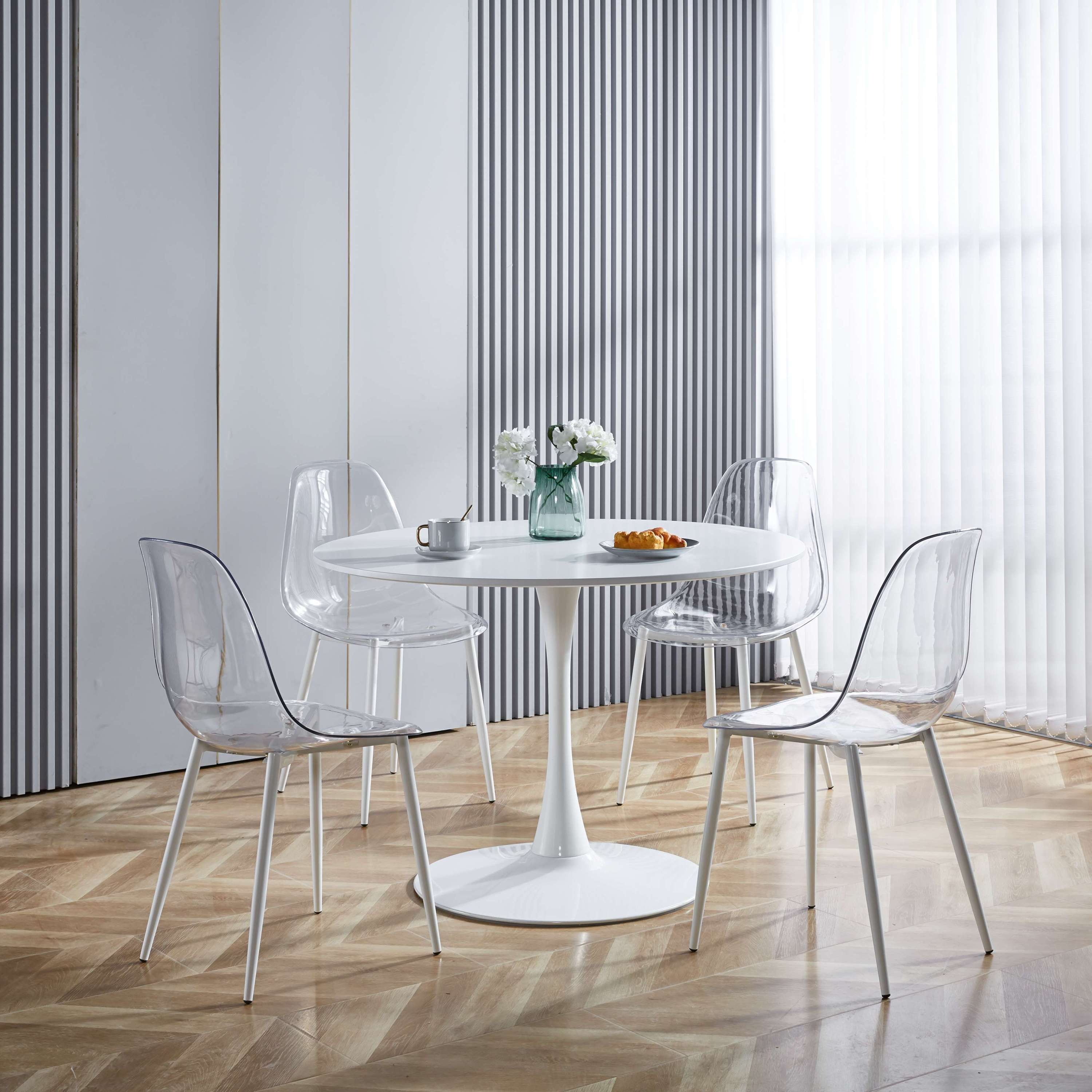 Mid-Century Modern Dining Set for 4-6