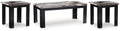 Jazmore - Occasional Table Set (Set of 3) - Dark Brown