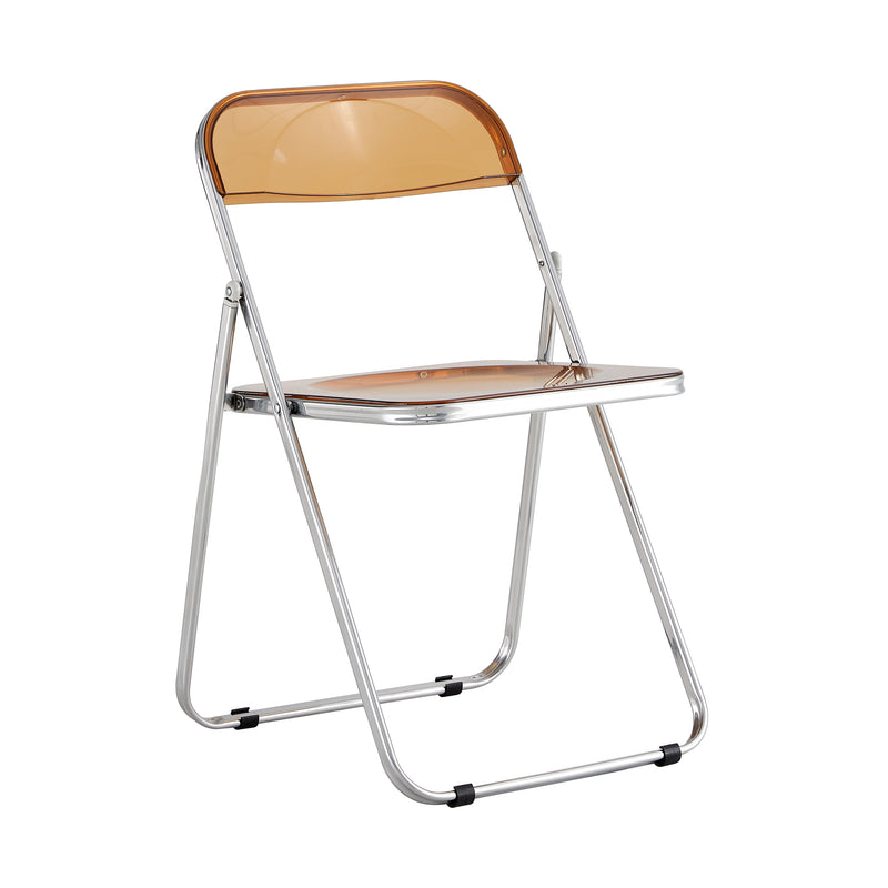 Clear Folding Chair - Space-Saving Seating