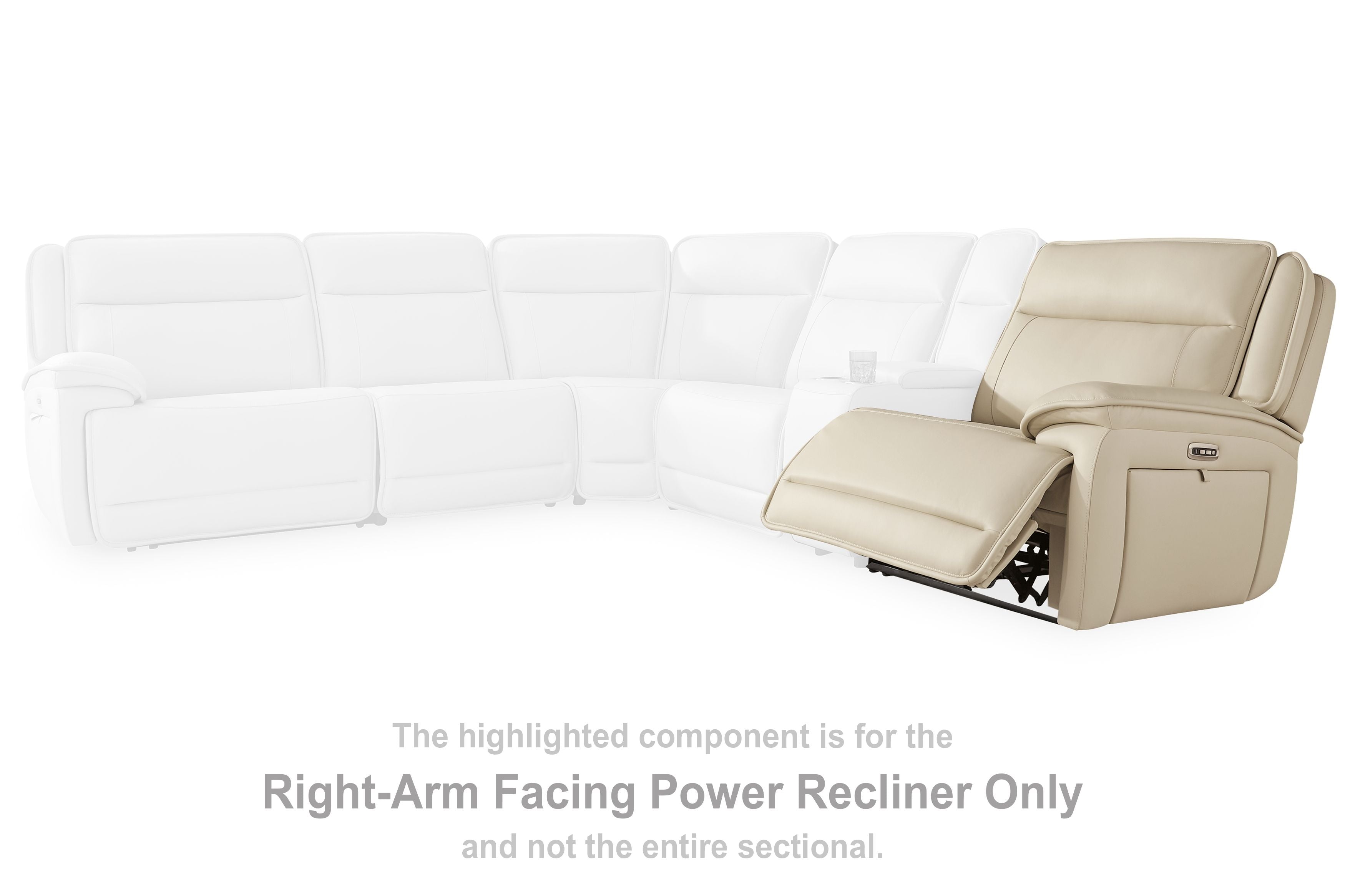 Double Deal - Almond - Raf Zero Wall Power Recliner