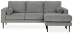 Hazela - 2 Pc. - Sofa Chaise, Loveseat - Charcoal
