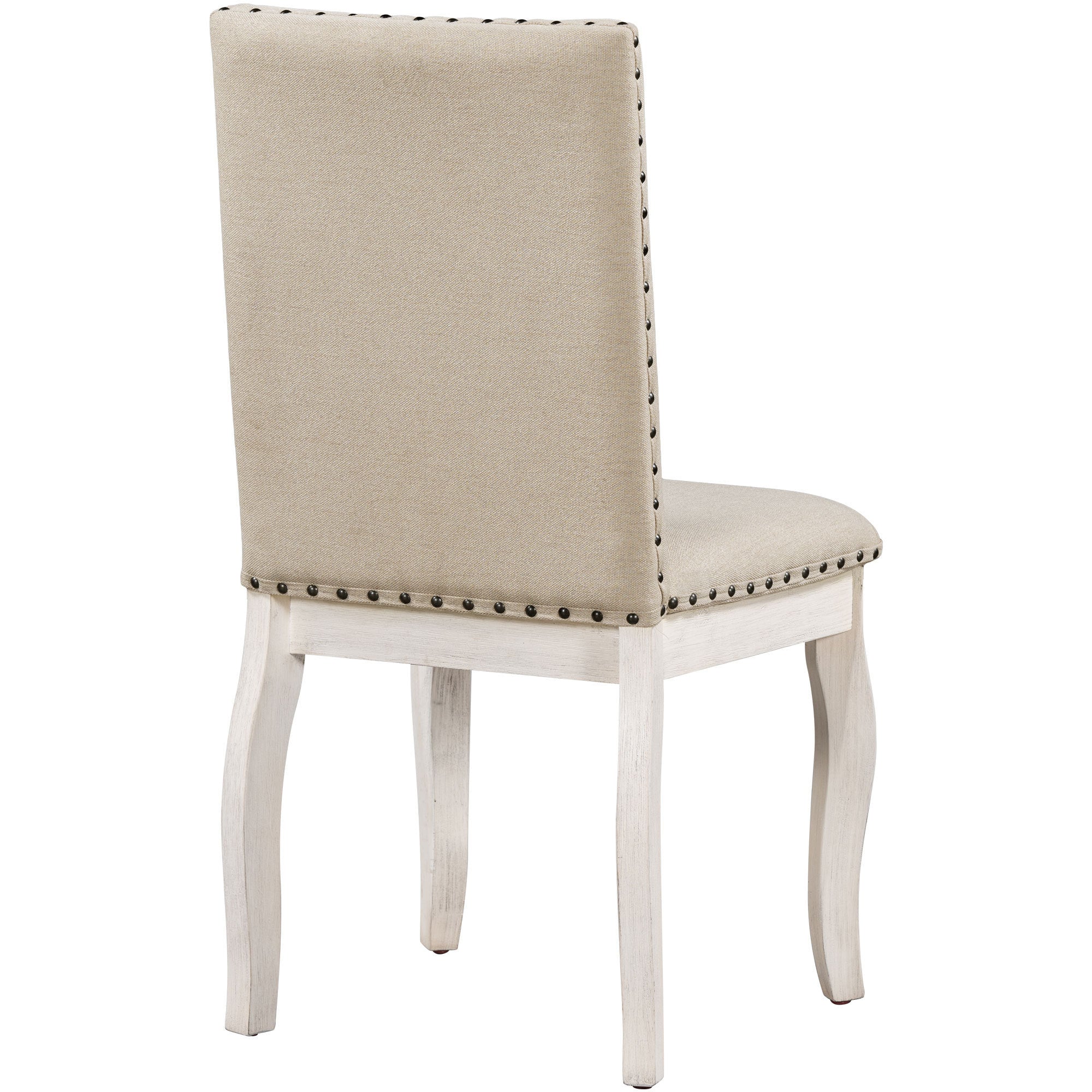 5-Pc Farmhouse Dining Set - Oak & White