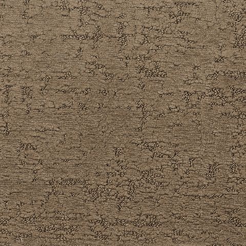 Brown textured upholstery fabric swatch.