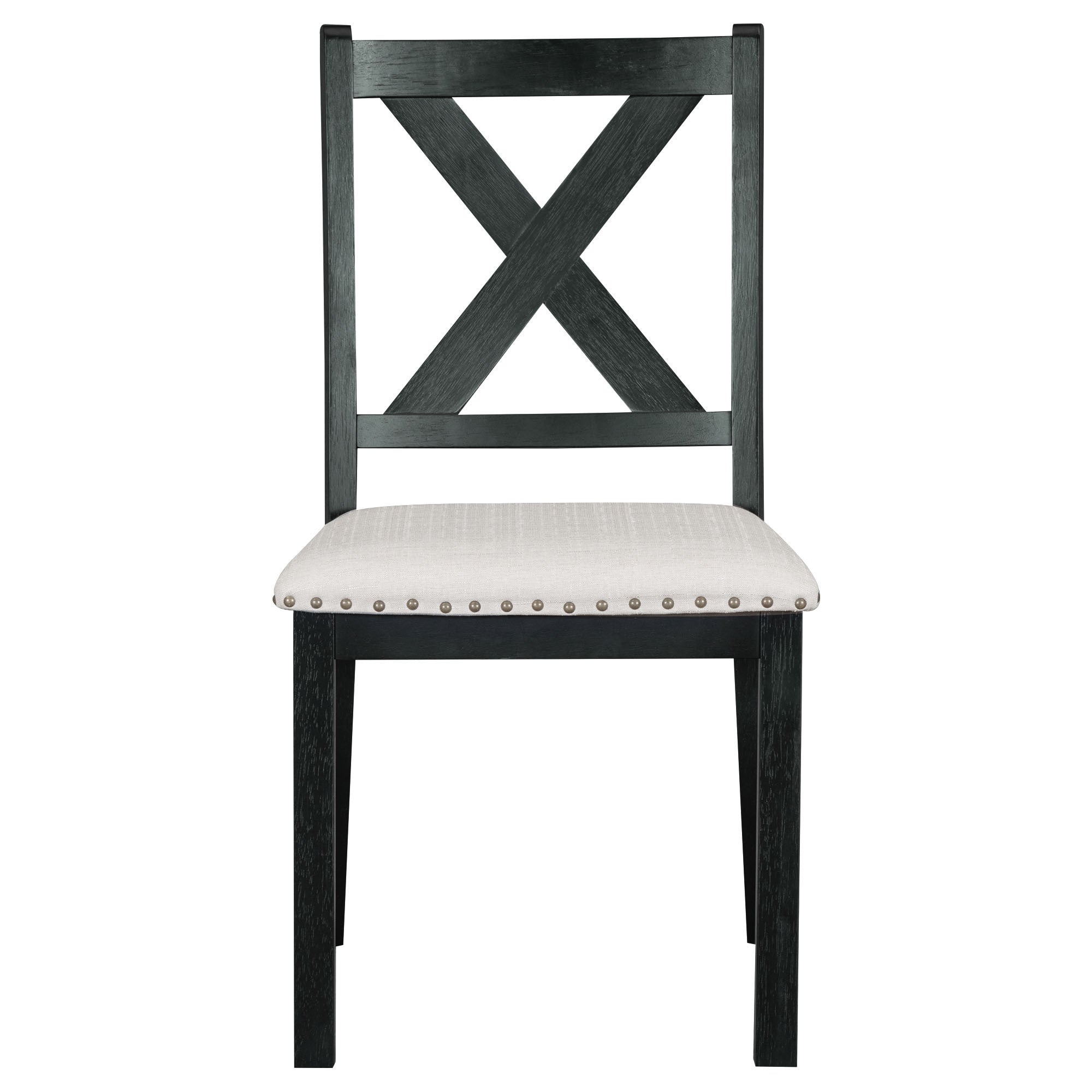 82" Farmhouse Dining Table Set, 6-Piece