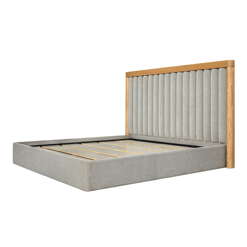 Nina - Queen Bed - Gray