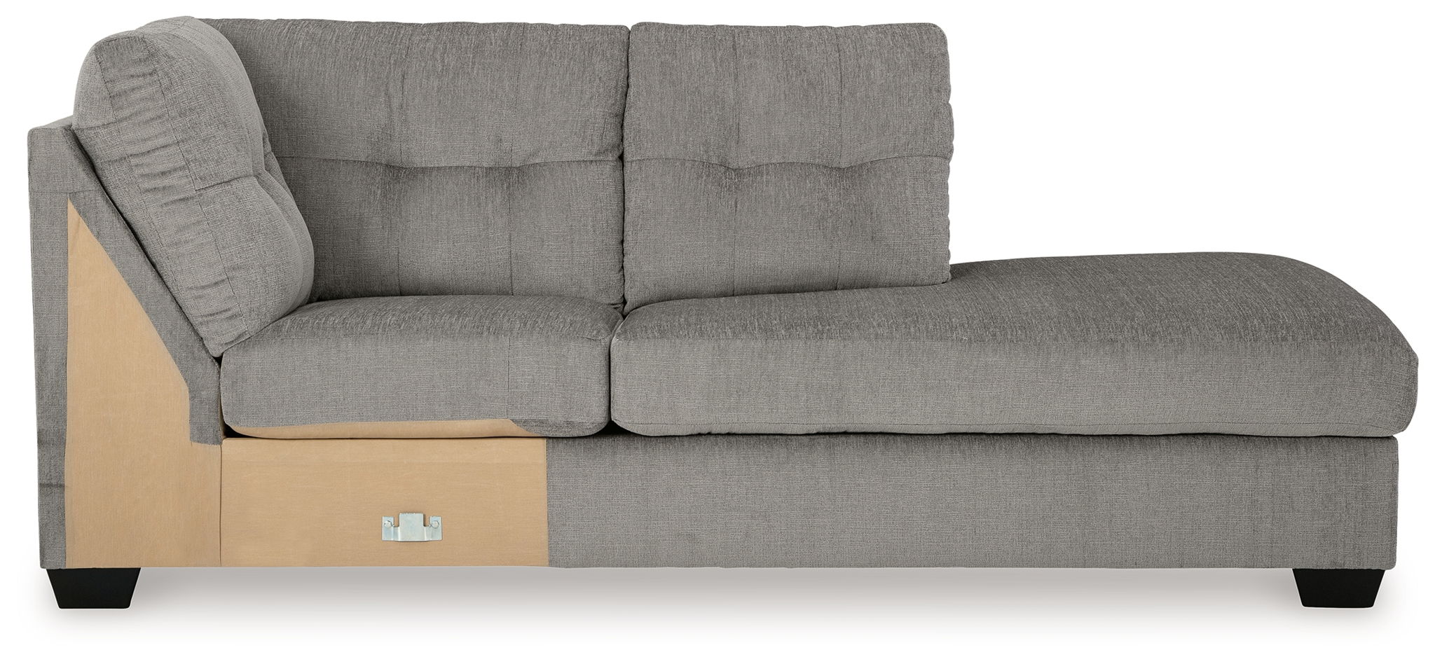 Lanelly - Raf Corner Chaise - Alloy