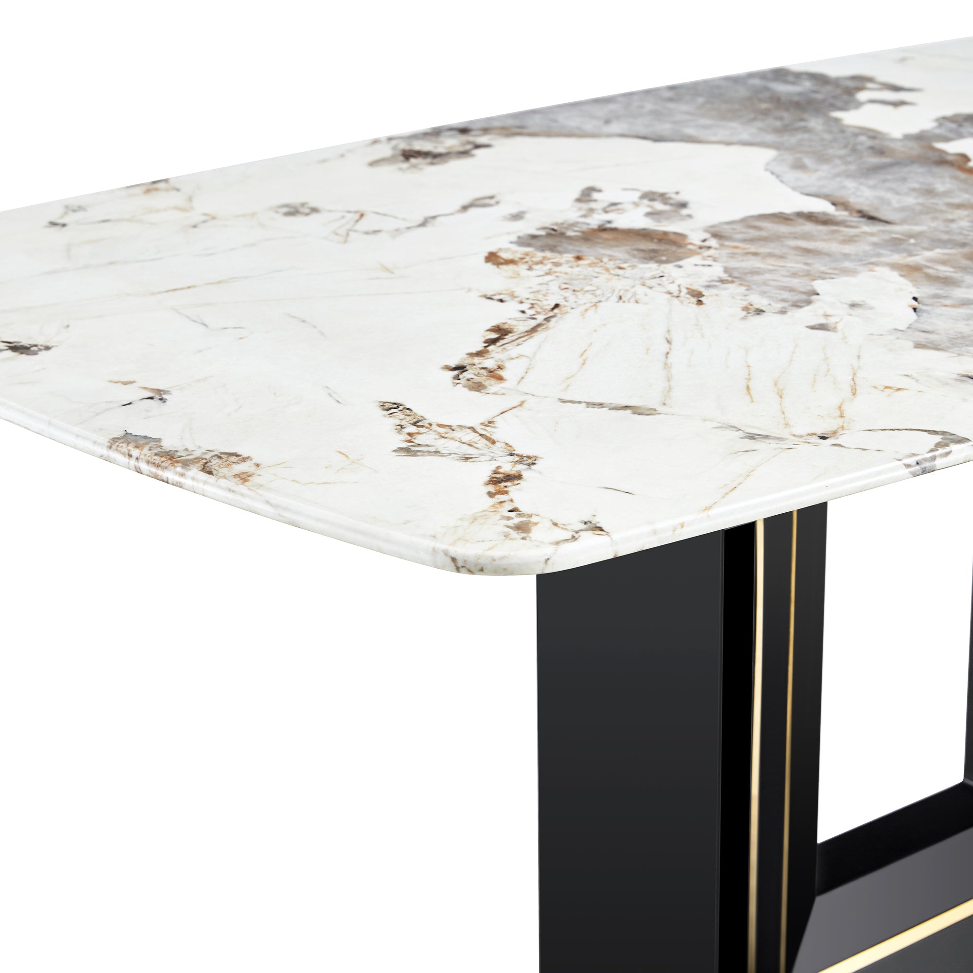 White Marble Dining Table Set for 6-8 | Modern Kitchen Table