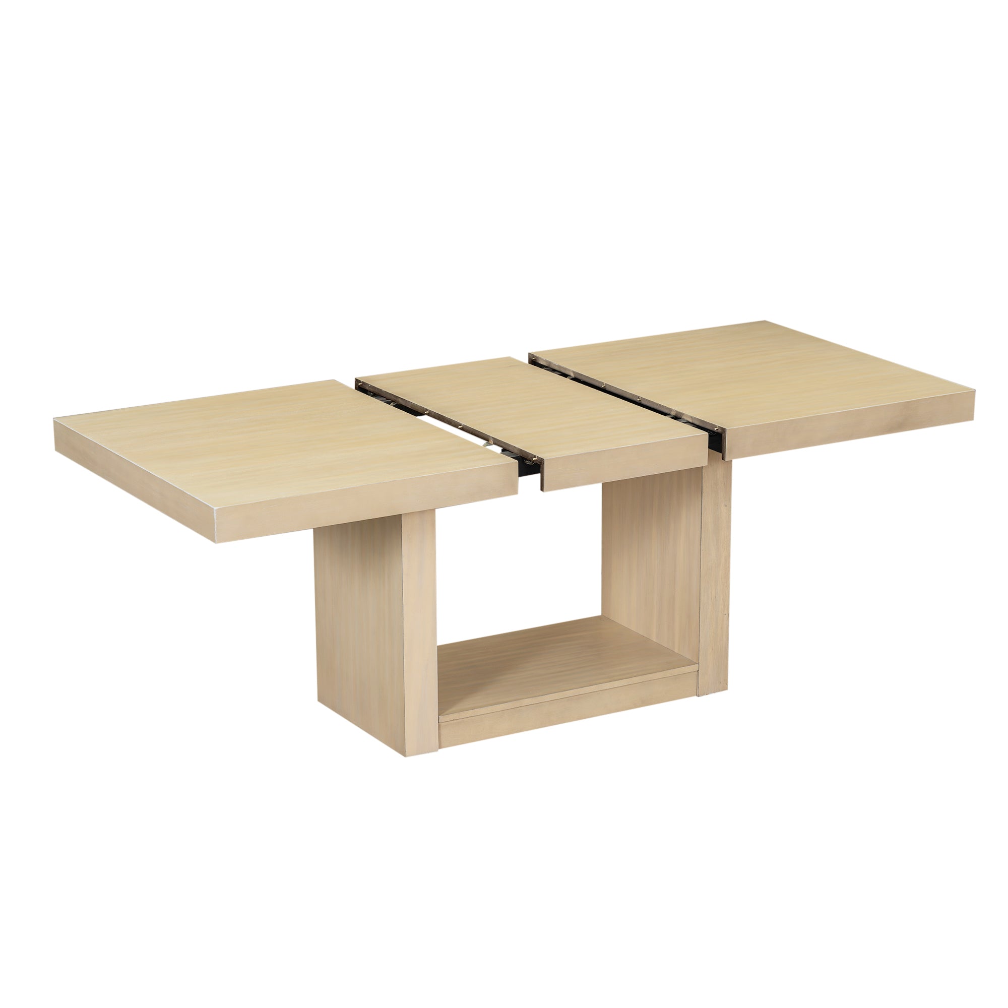 78" Extendable Dining Table Set, 6-Piece