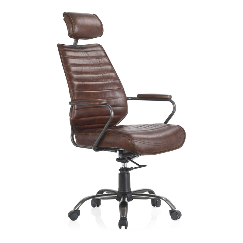 Executive - Office Chair - Dark Brown - Leather