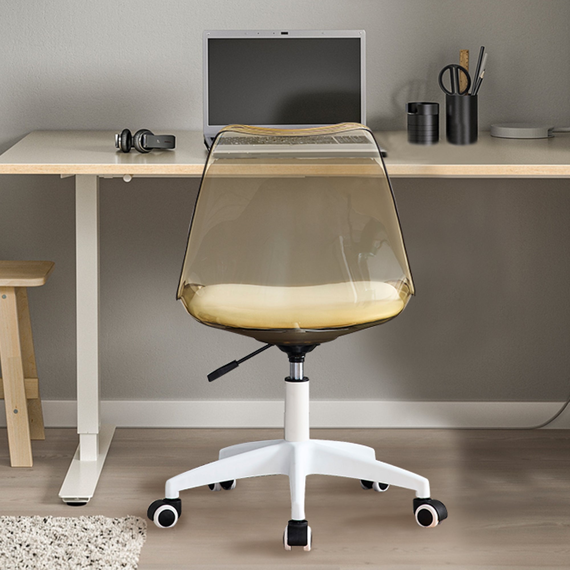 Modern Home Office Desk Chair, Adjustable 360° Swivel