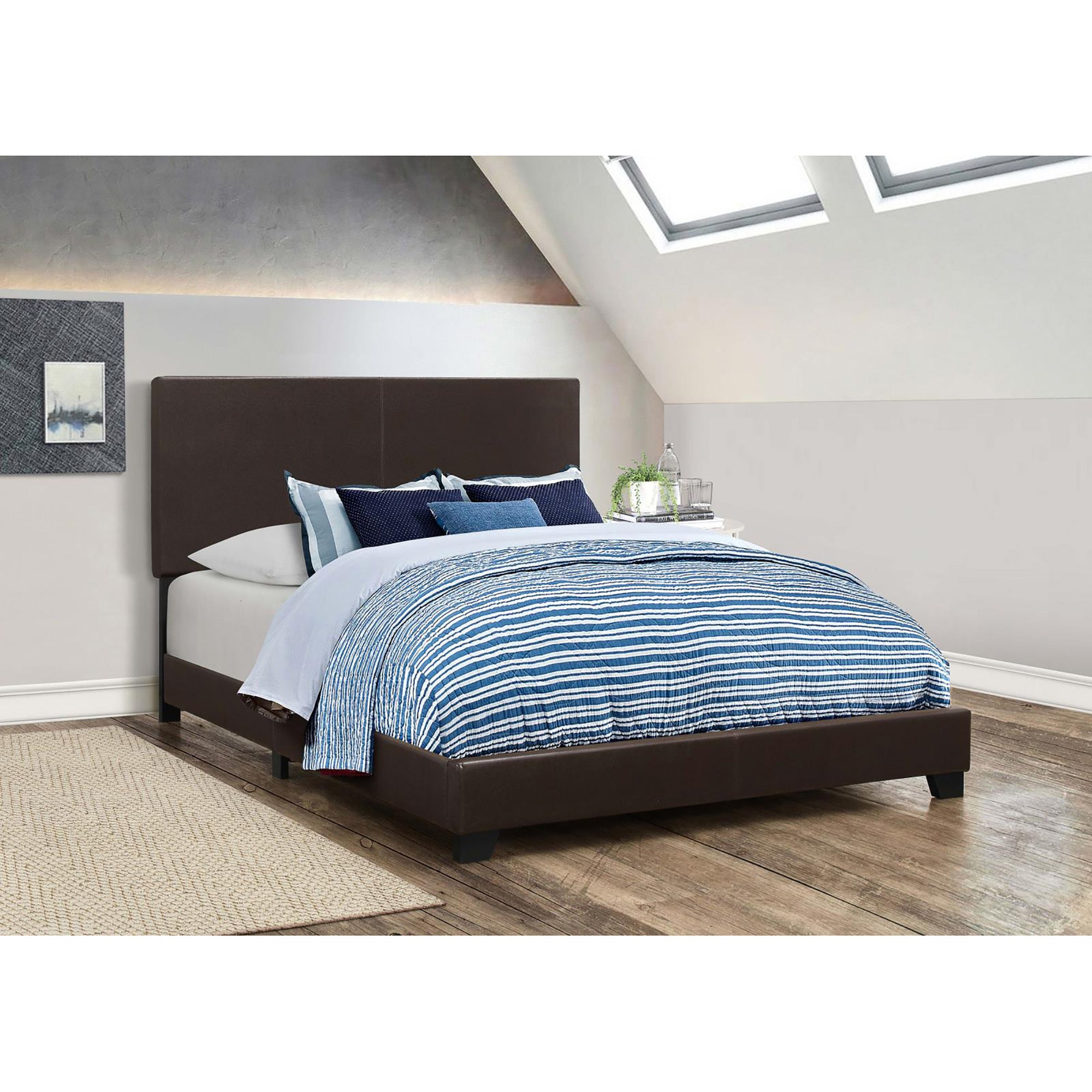 Shop Brown Queen Panel Bed | Modern & Stylish Bedroom Furniture