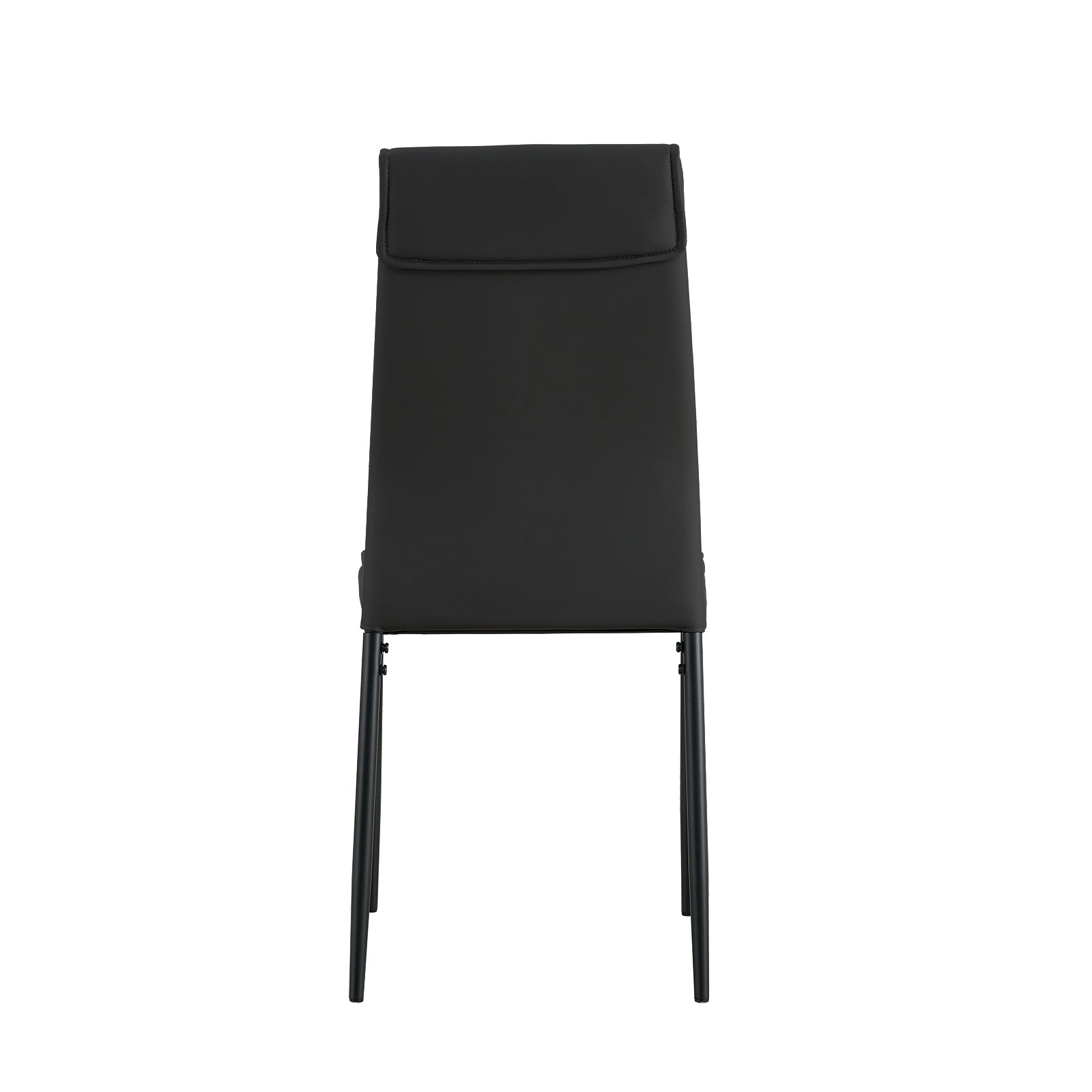 5 Pc Dining Set for 4, Tempered Glass Table & Chairs