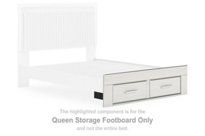 Zuraleus - White - Queen Storage Footboard