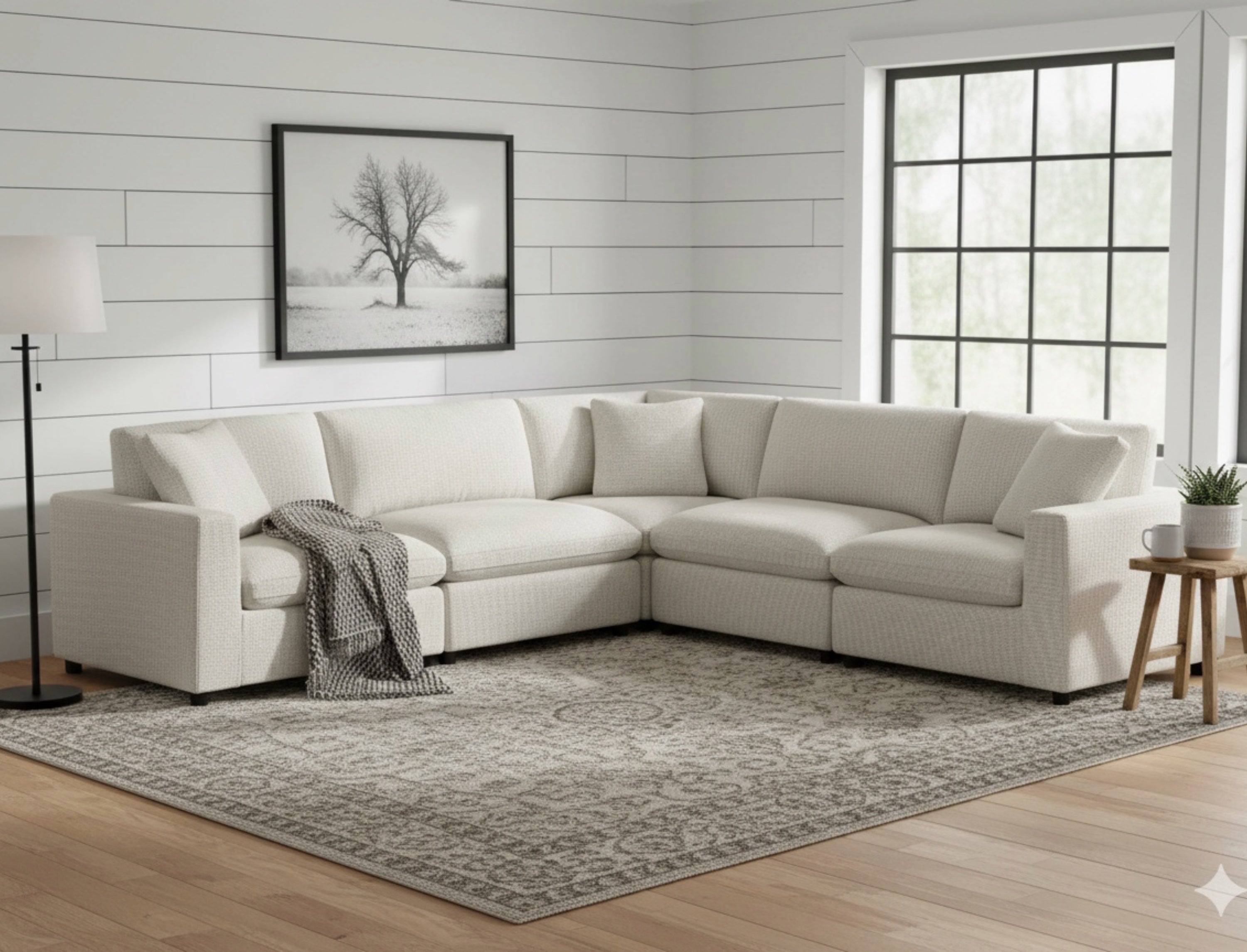Cassandra 5-Piece Modular Sectional - Custom Comfort