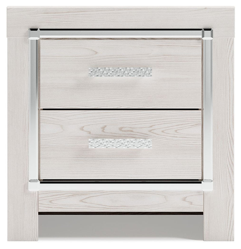 Altyra - White - Two Drawer Night Stand