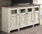 Bolanburg - Extra Large TV Stand - White / Brown / Beige