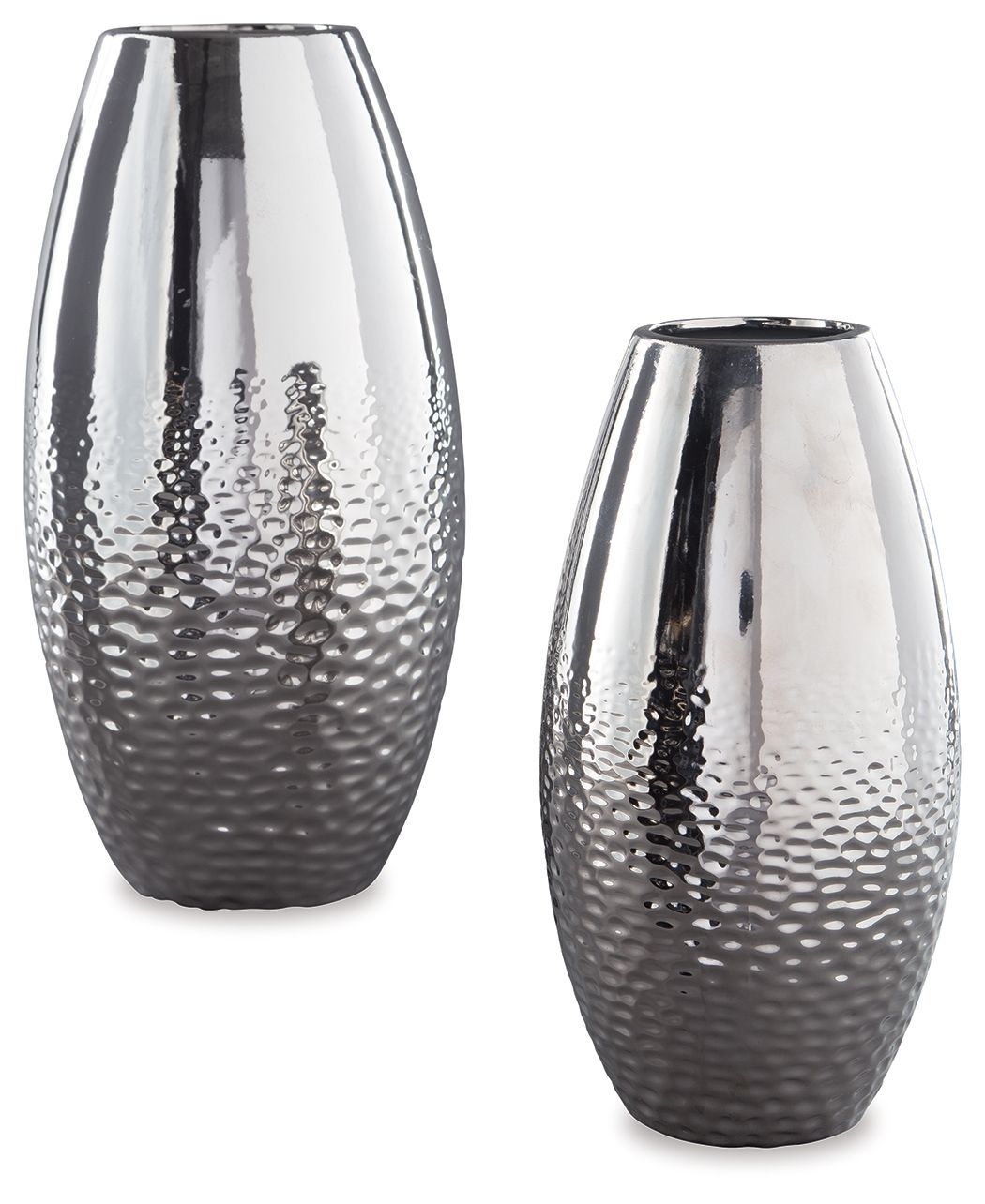 Dinesh Silver Finish - Vase Set (Set of 2)