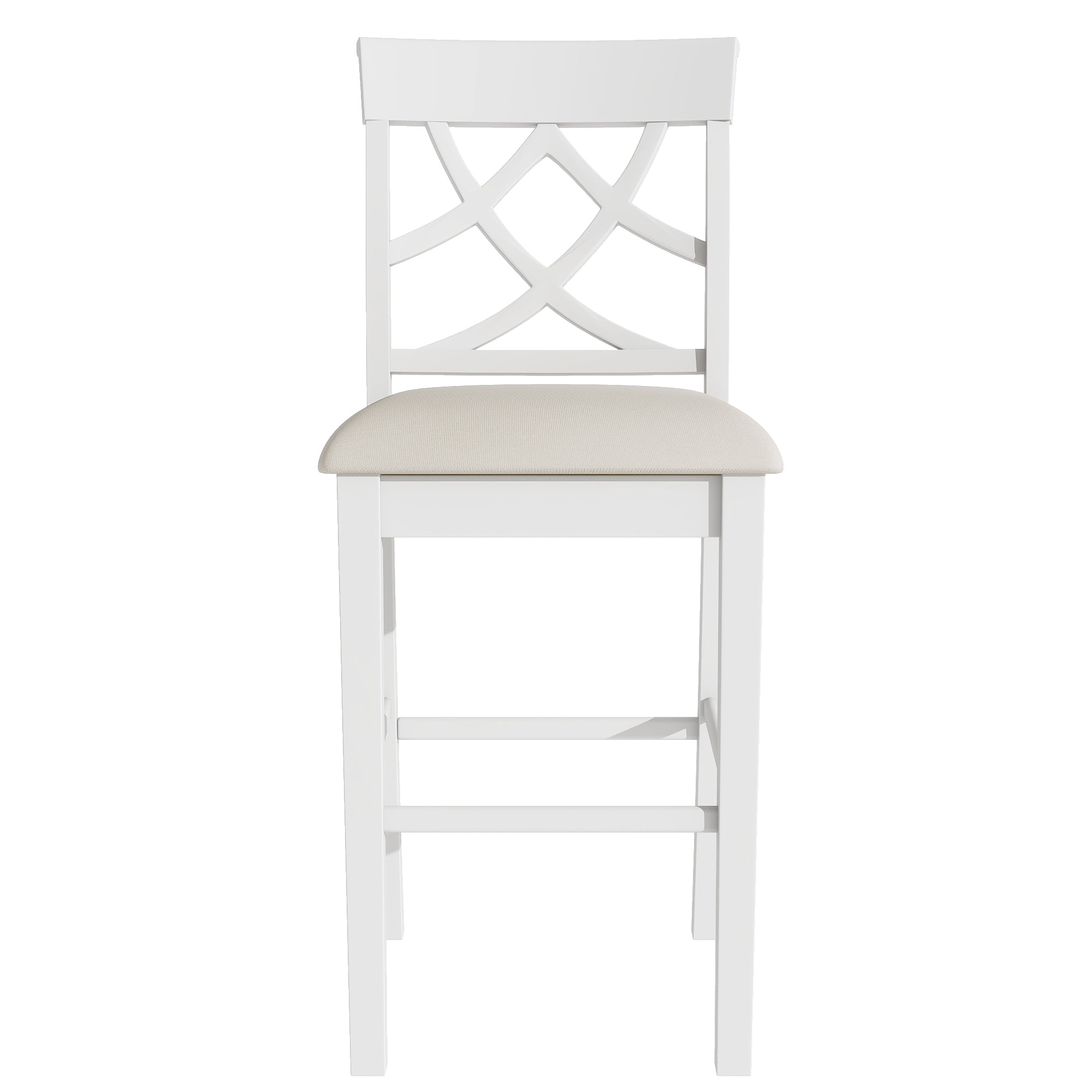 5-Piece Counter Height Dining Set - White