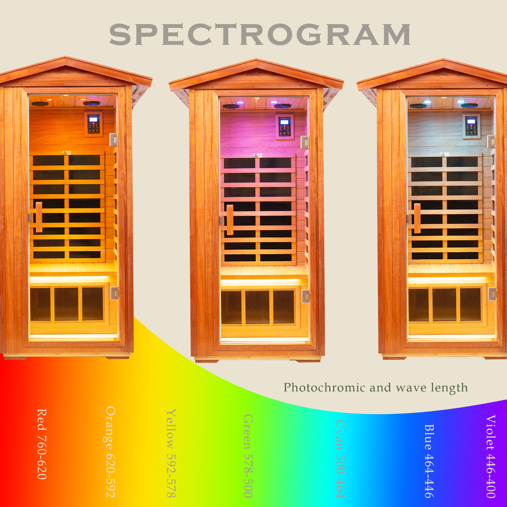 Khaya Outdoor Infrared Sauna Room - 1 Person