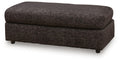 Coralene - Oversized Accent Ottoman - Onyx