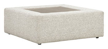 Ashbourne Estate - Oversized Accent Ottoman - Snowstone
